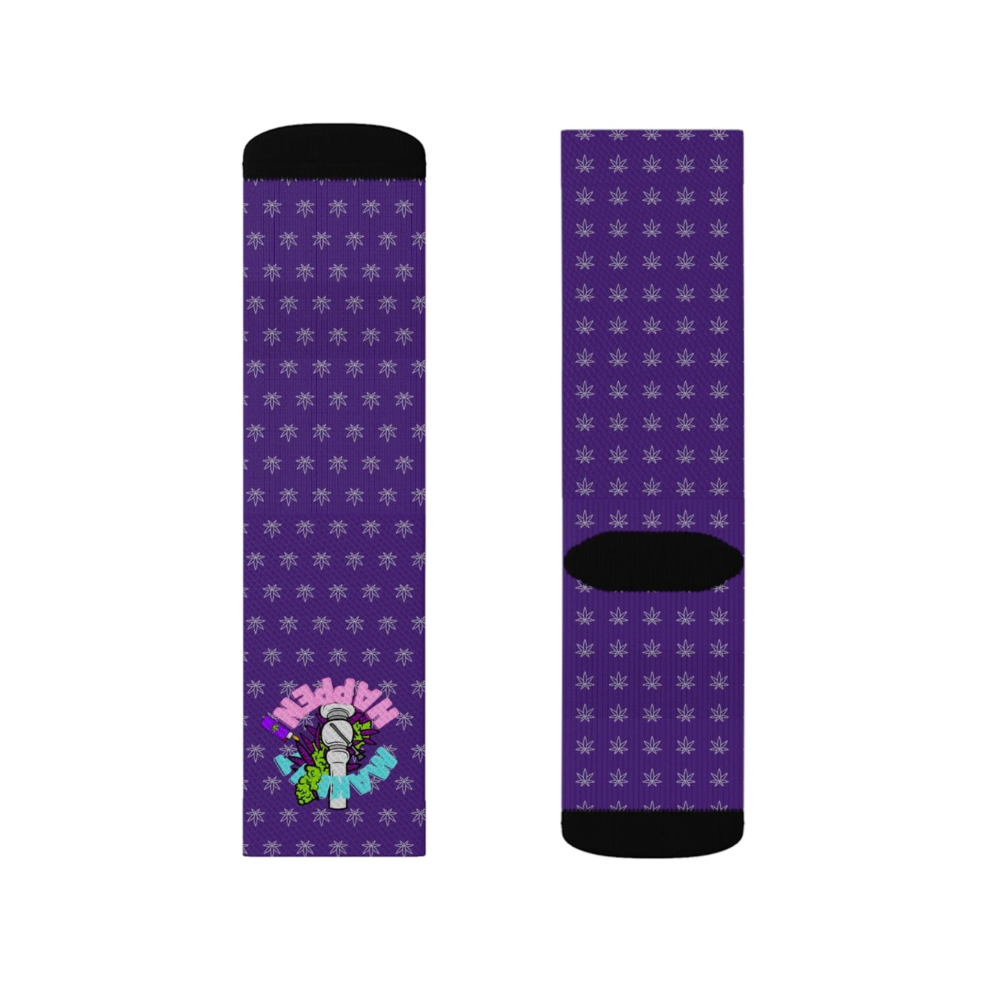 Make It Happen Weed Socks