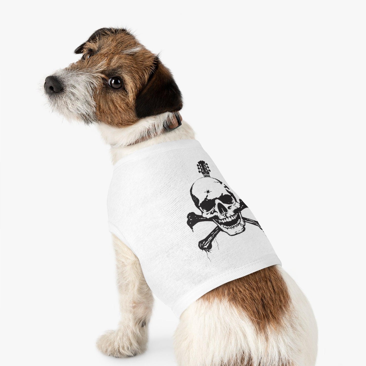 Guitar Skull Pet Tank Top - Premium Pets from Printify - Just $41.69! Shop now at Lizard Vigilante