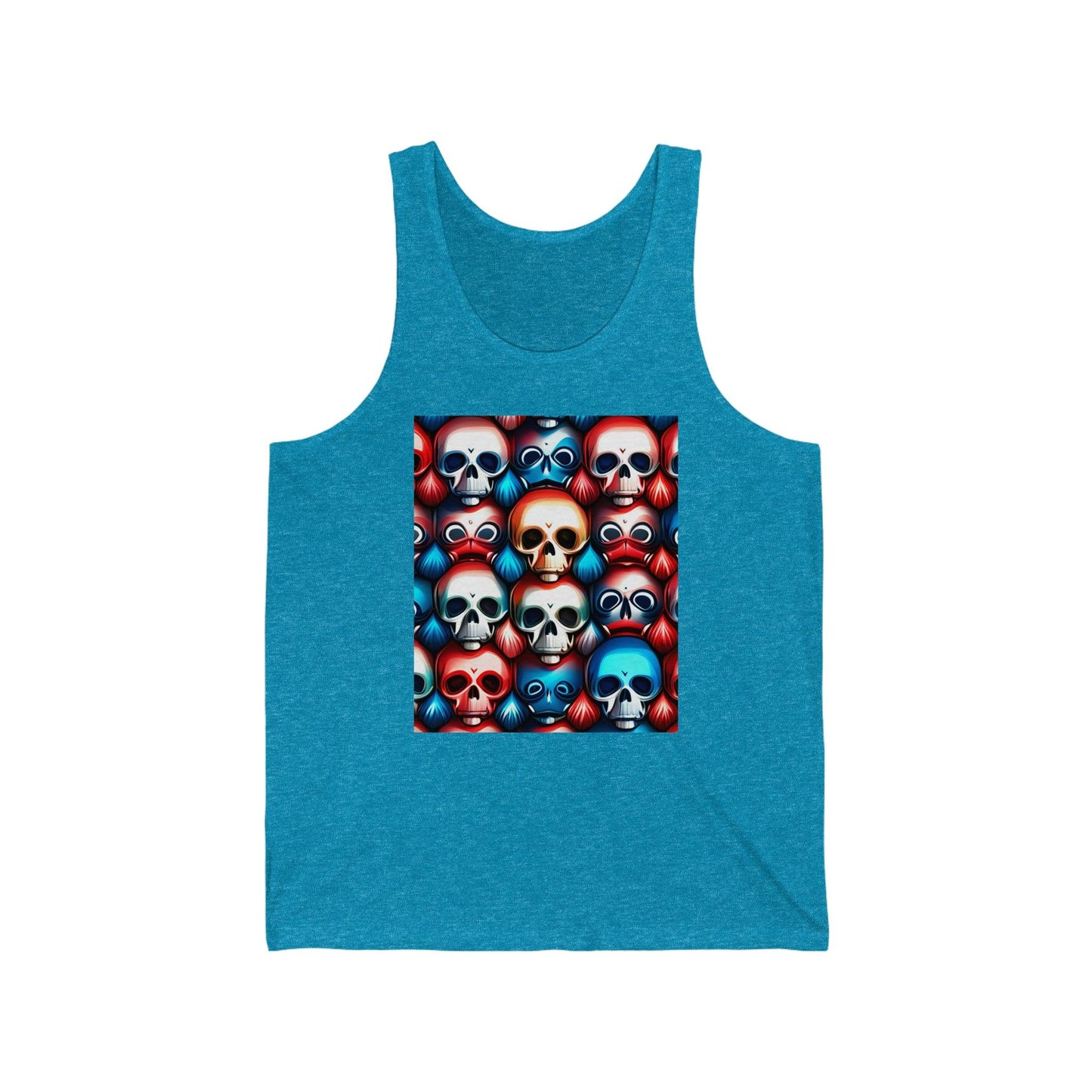 RWB Skulls Unisex Jersey Tank - Lizard Vigilante