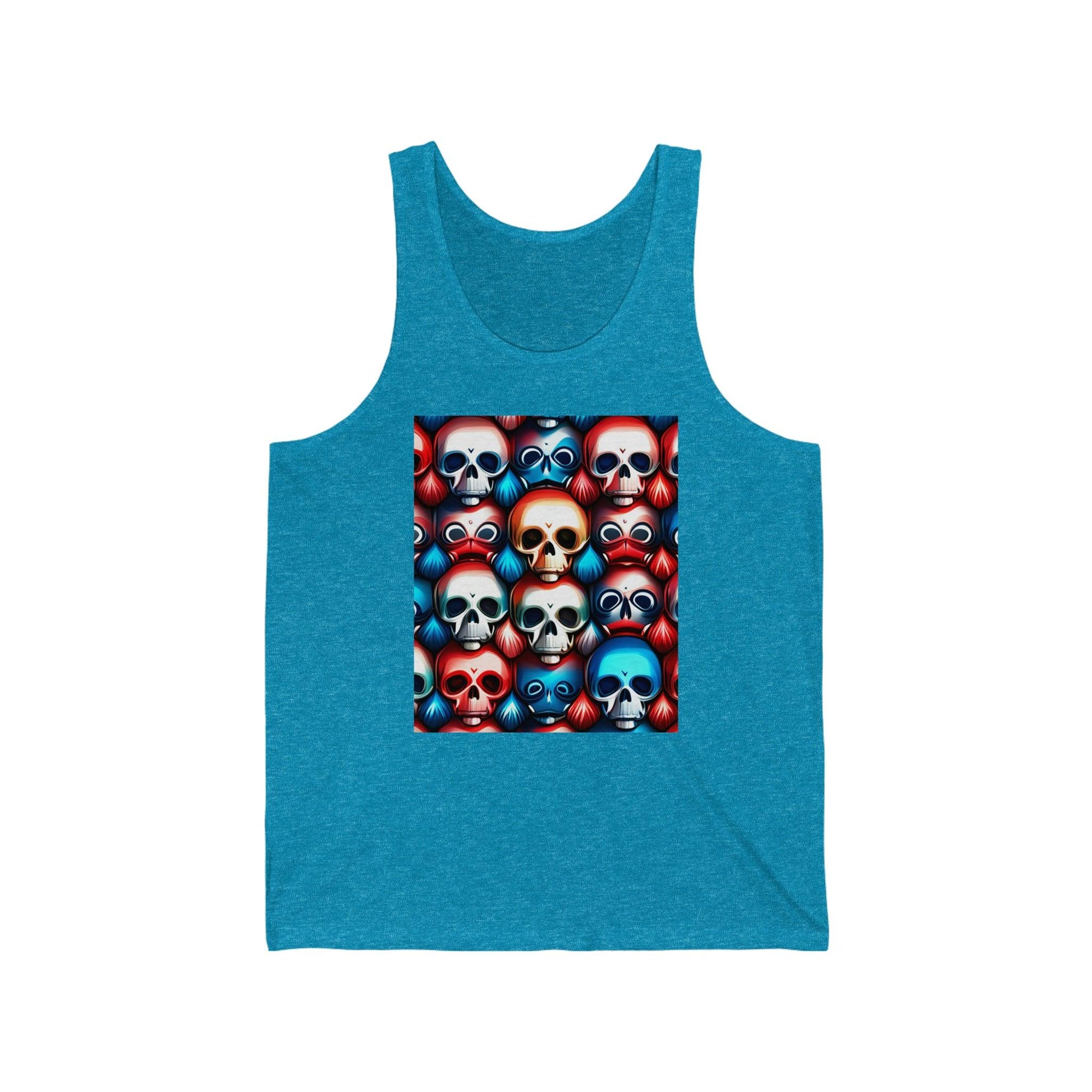 RWB Skulls Unisex Jersey Tank - Lizard Vigilante