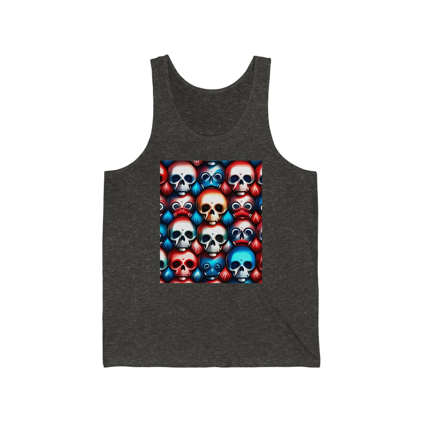 RWB Skulls Unisex Jersey Tank - Lizard Vigilante