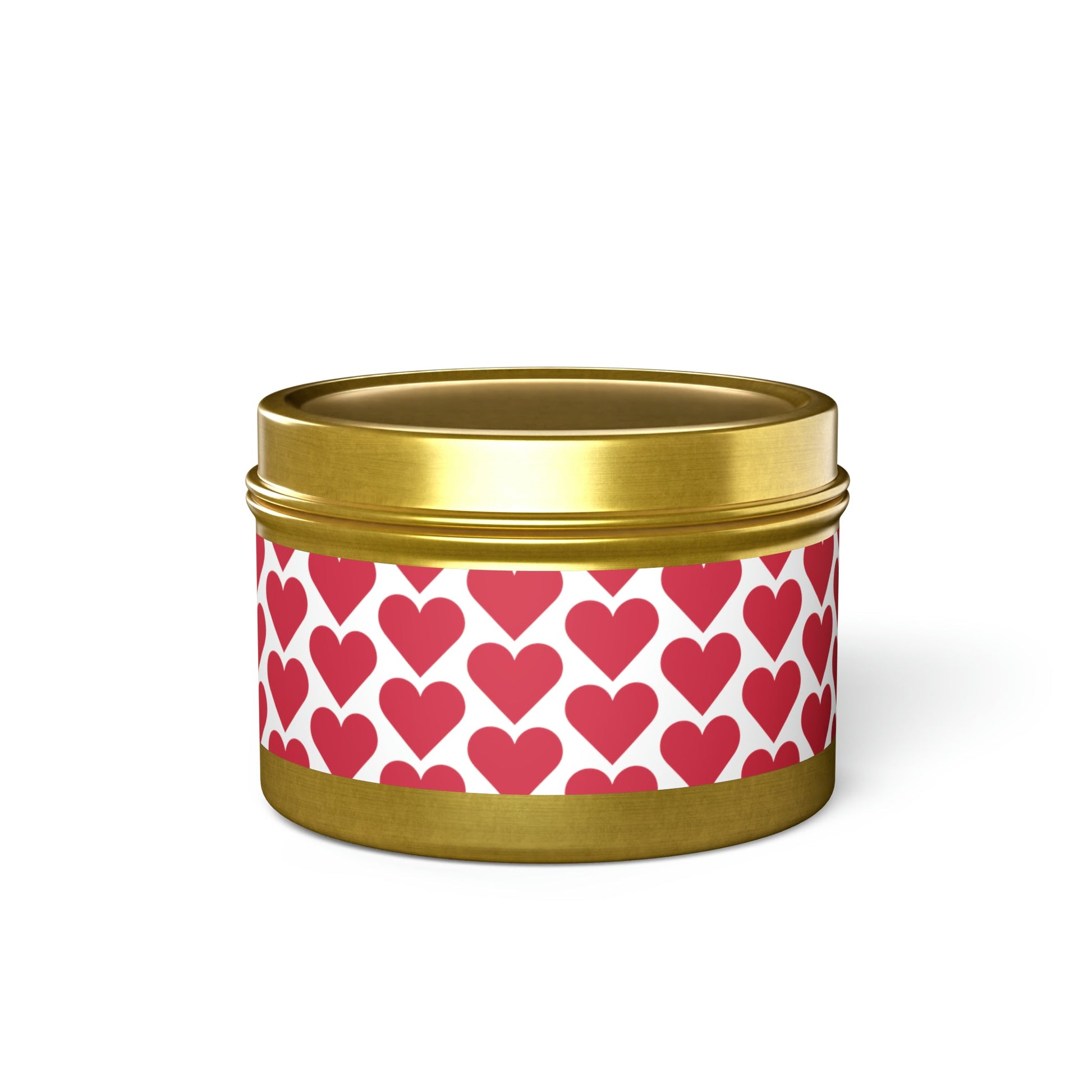 Valentine’s Day Hearts Tin Aromatherapy Candles - Lizard Vigilante
