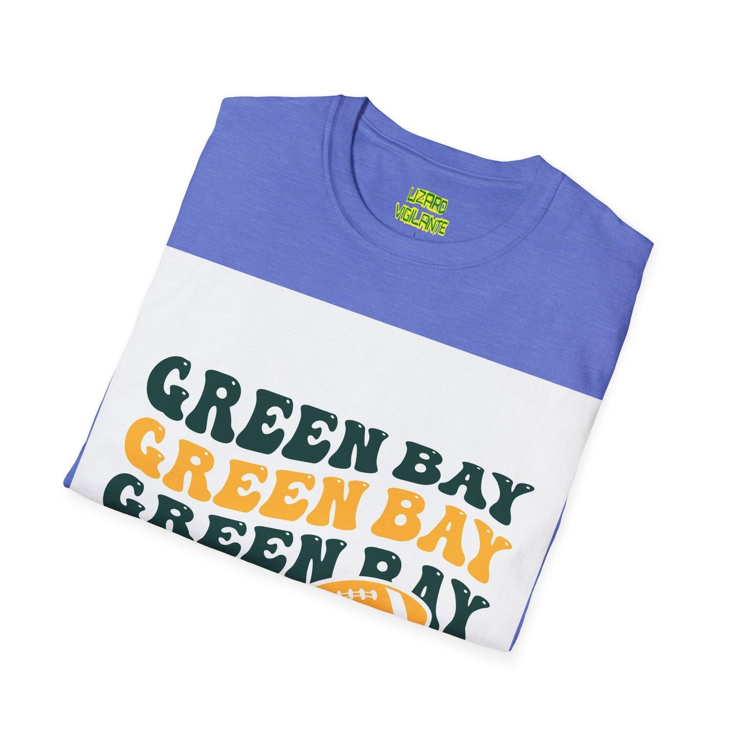 Green Bay Unisex Softstyle T-Shirt - Lizard Vigilante