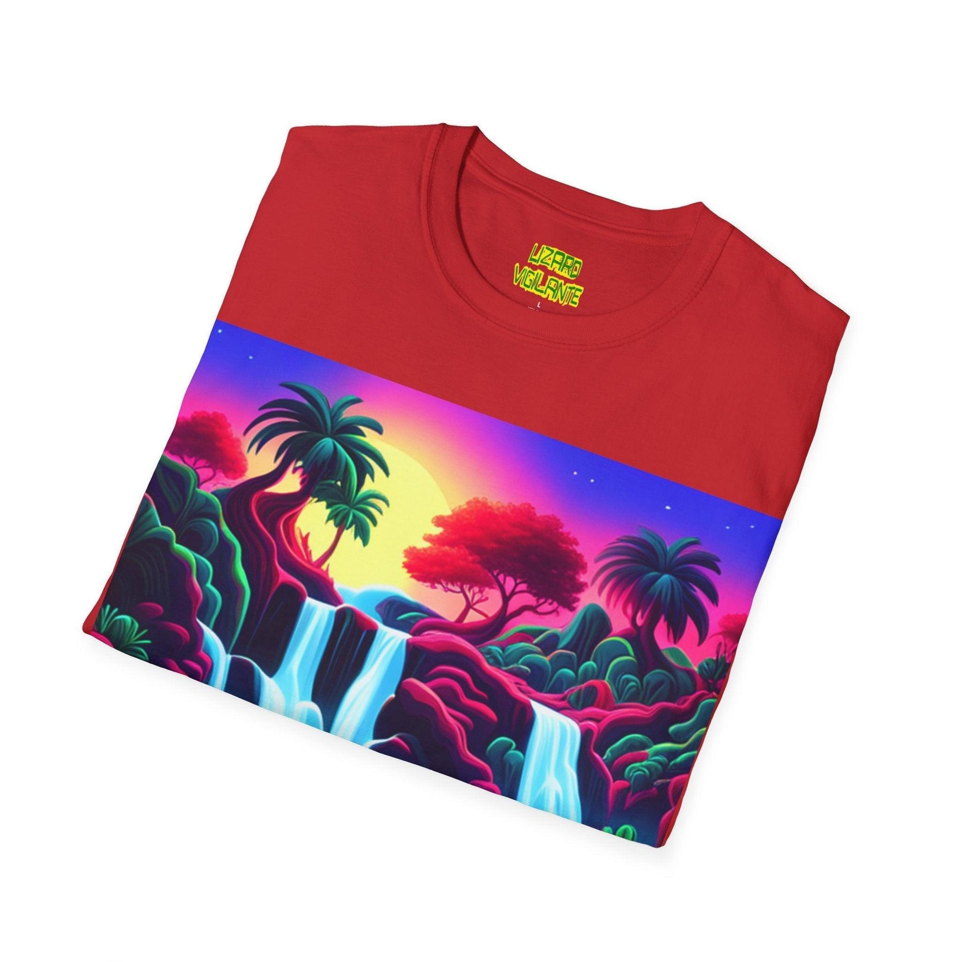 Tropic Topic Unisex Softstyle T-Shirt - Lizard Vigilante