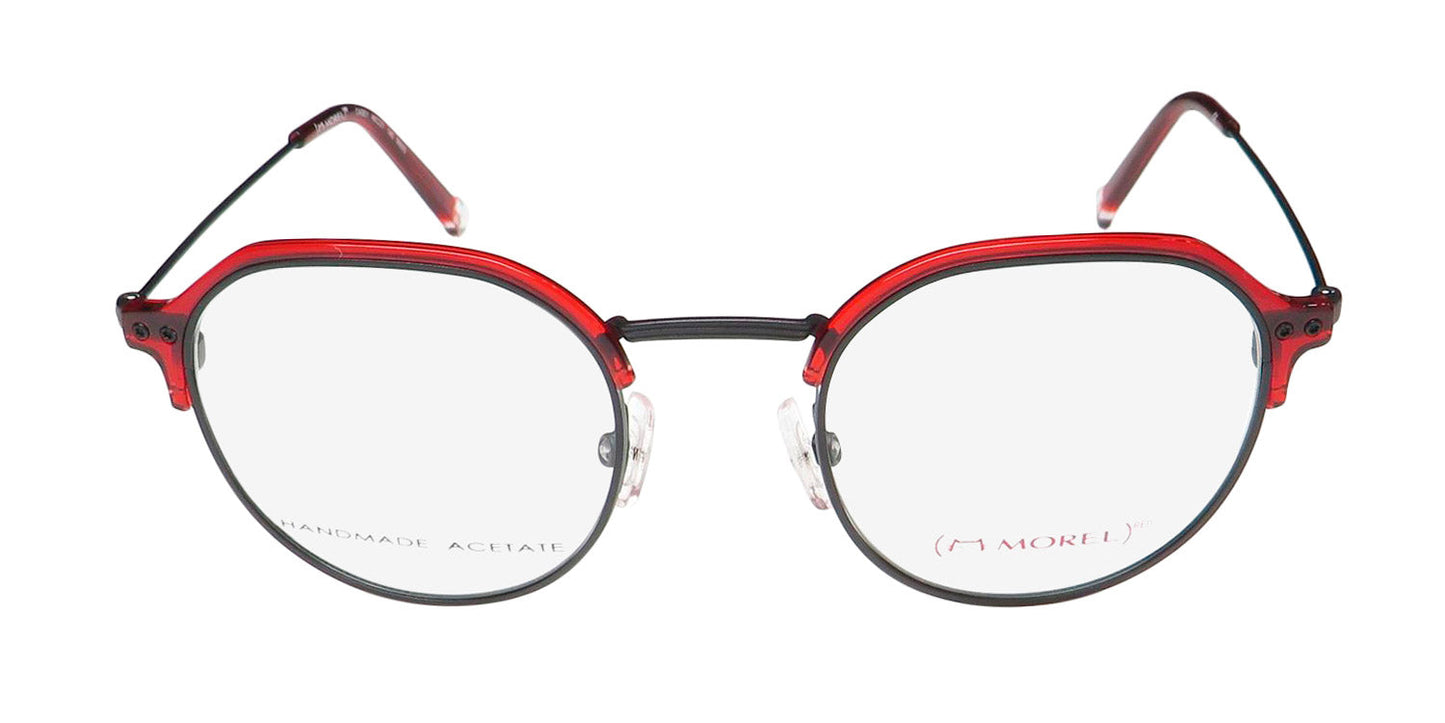 Morel Red Casey 90015c Eyeglasses