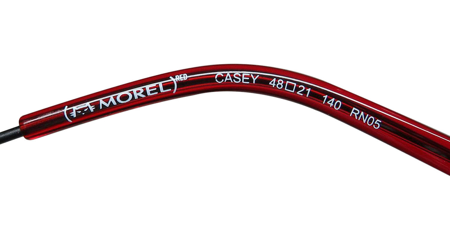 Morel Red Casey 90015c Eyeglasses