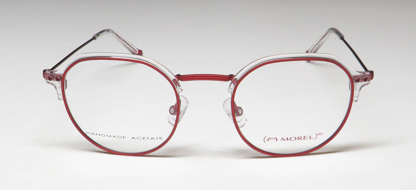 Morel Red Casey 90015c Eyeglasses