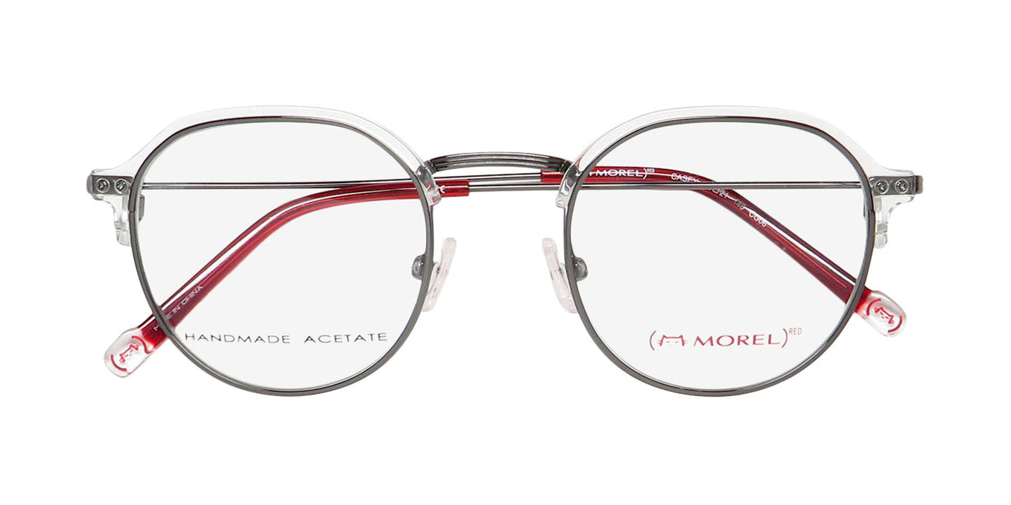 Morel Red Casey 90015c Eyeglasses