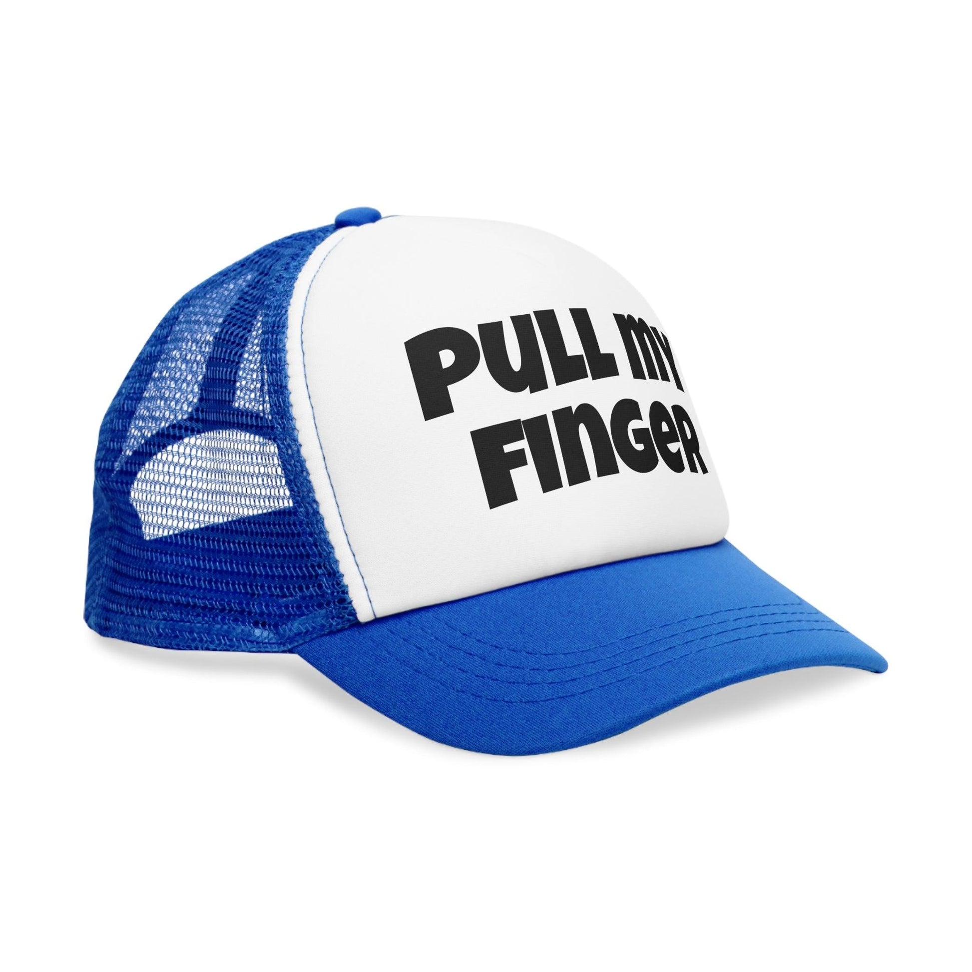 PULL MY FINGER Mesh Cap - Lizard Vigilante