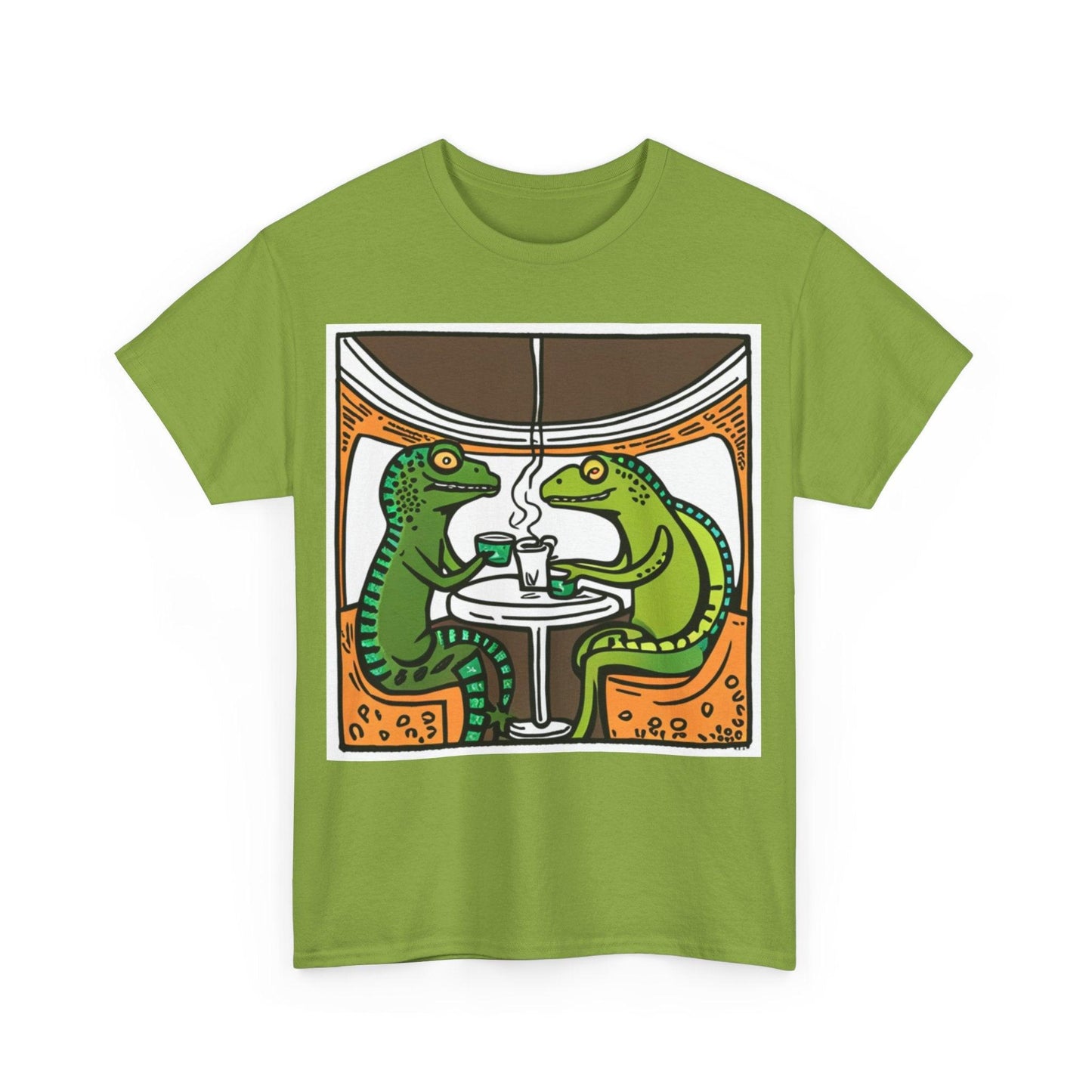 HQ Coffee Brk Unisex Heavy Cotton Tee - Lizard Vigilante