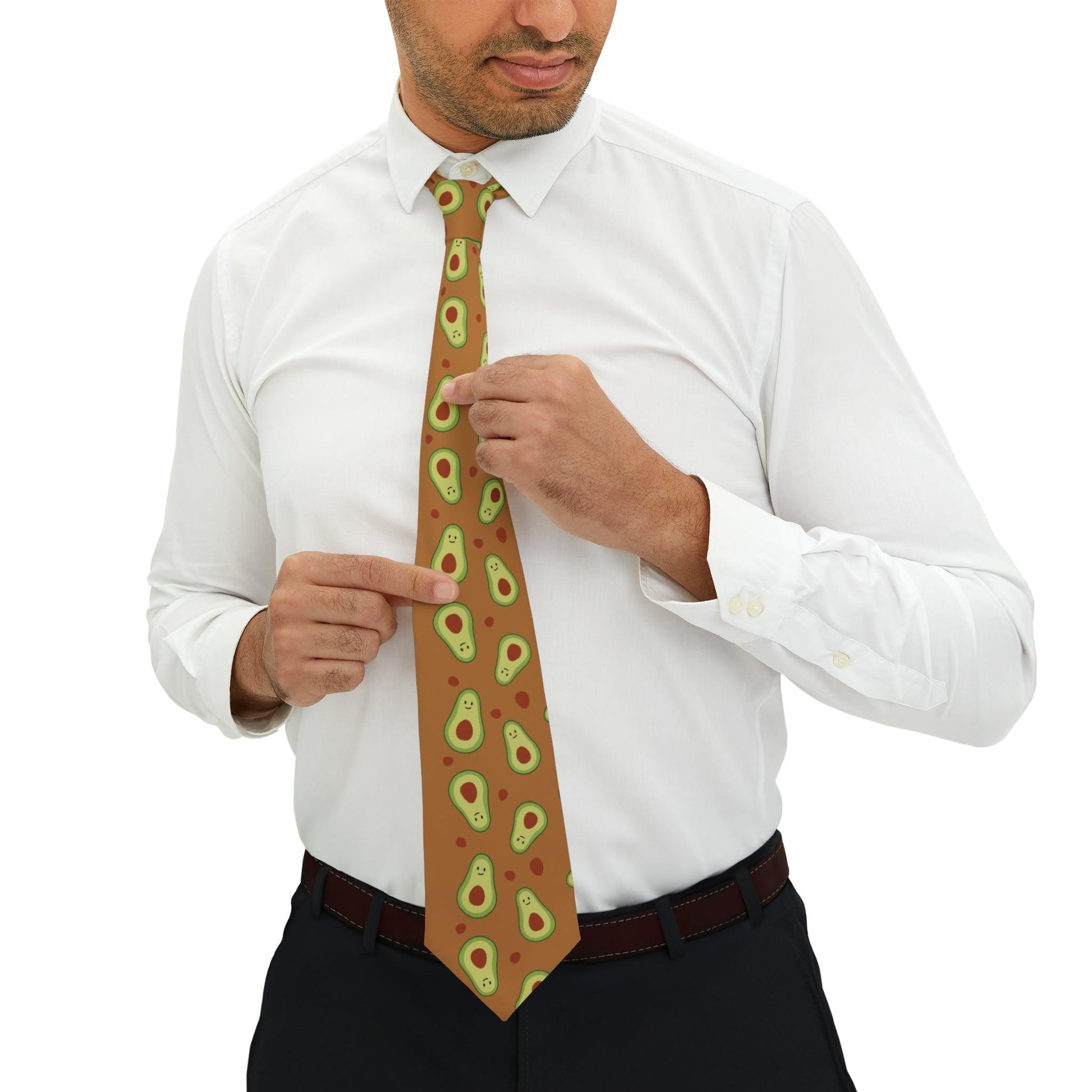 Avocado Necktie - Lizard Vigilante