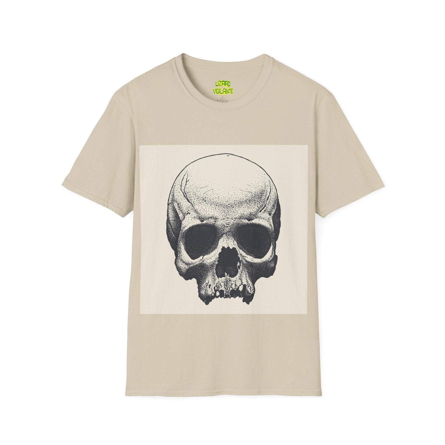 Skull No Jawbone Unisex Softstyle T-Shirt - Lizard Vigilante