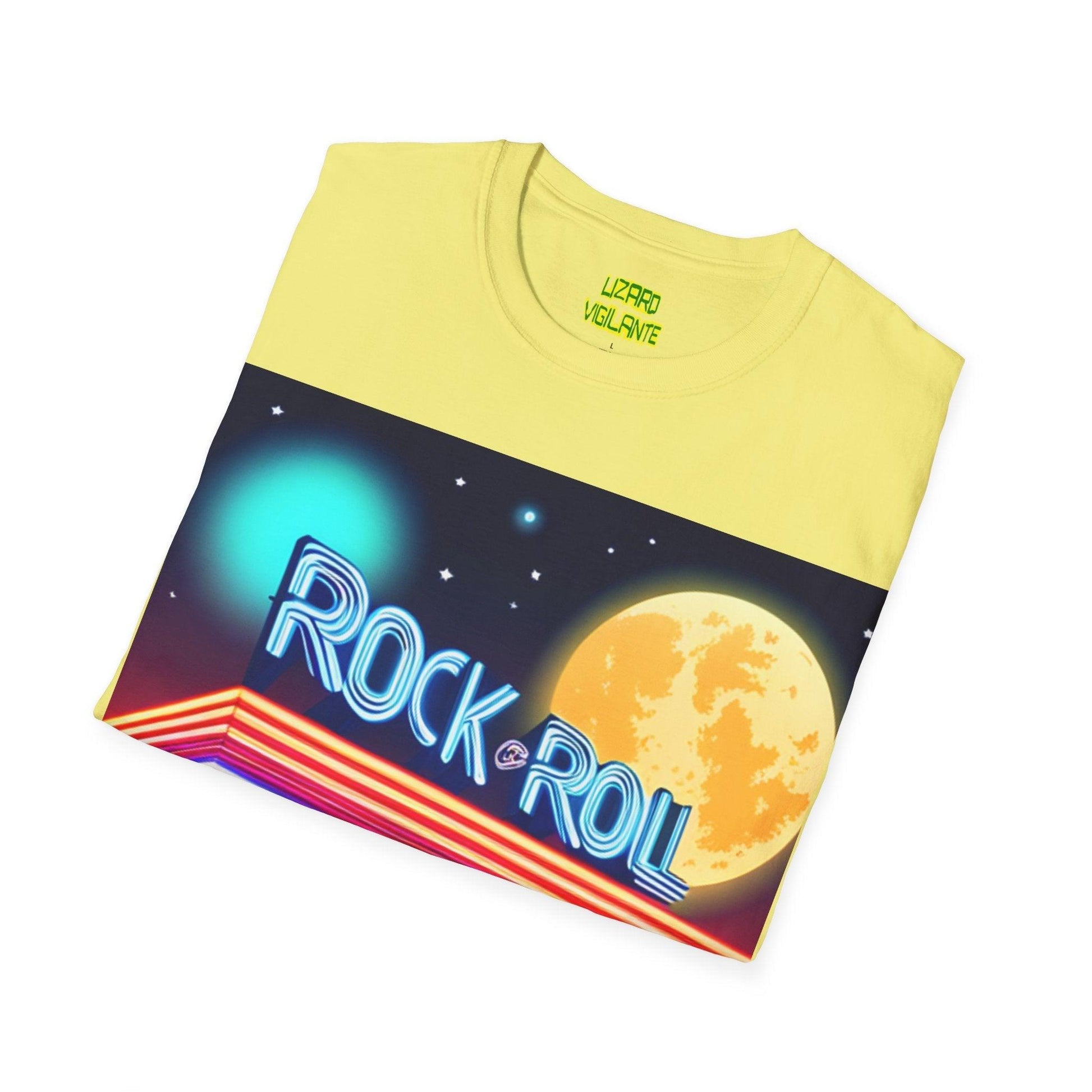 Rock*Roll Unisex Softstyle T-Shirt - Lizard Vigilante