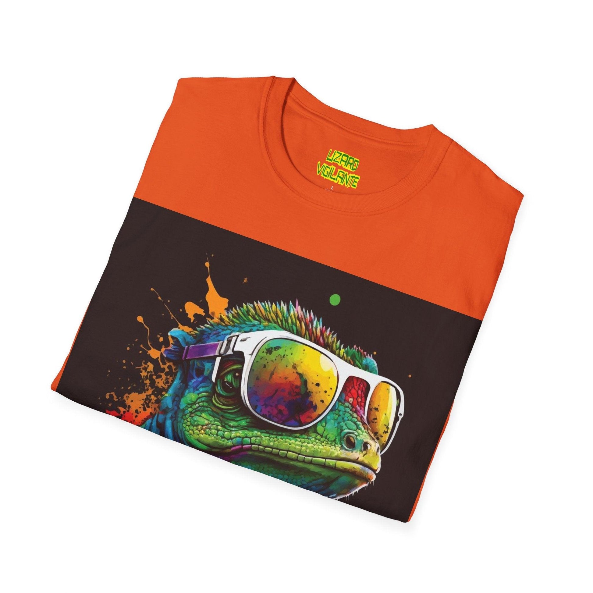 Shlizard Unisex Softstyle T-Shirt - Lizard Vigilante