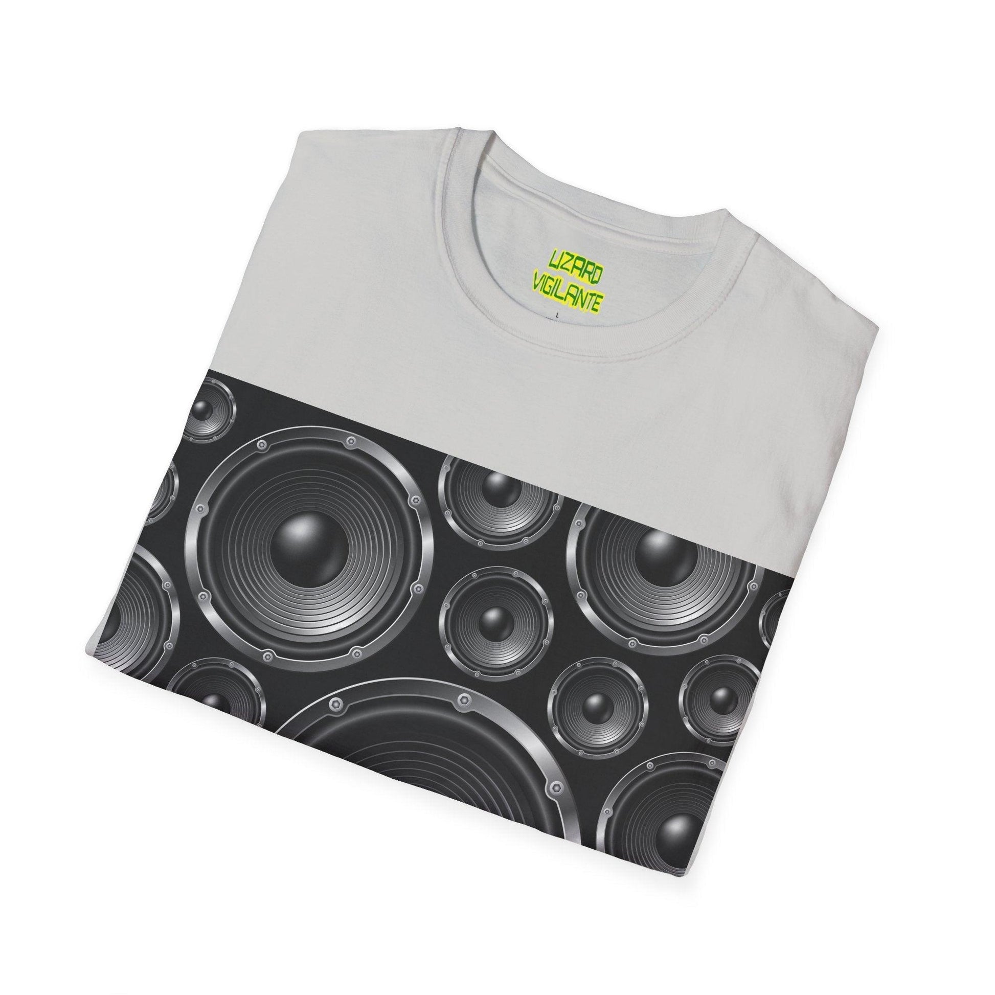 Bluetooth Speakers Unisex Softstyle T-Shirt - Lizard Vigilante