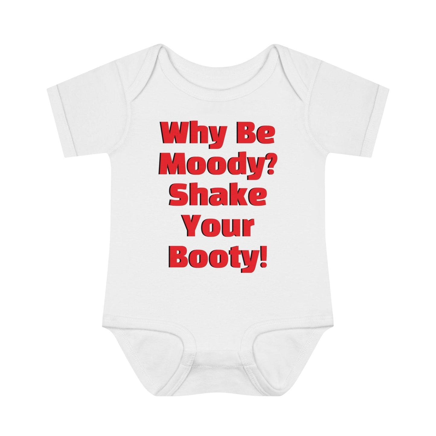 Why Be Moody? Shake Your Booty! Infant Baby Rib Bodysuit - Lizard Vigilante