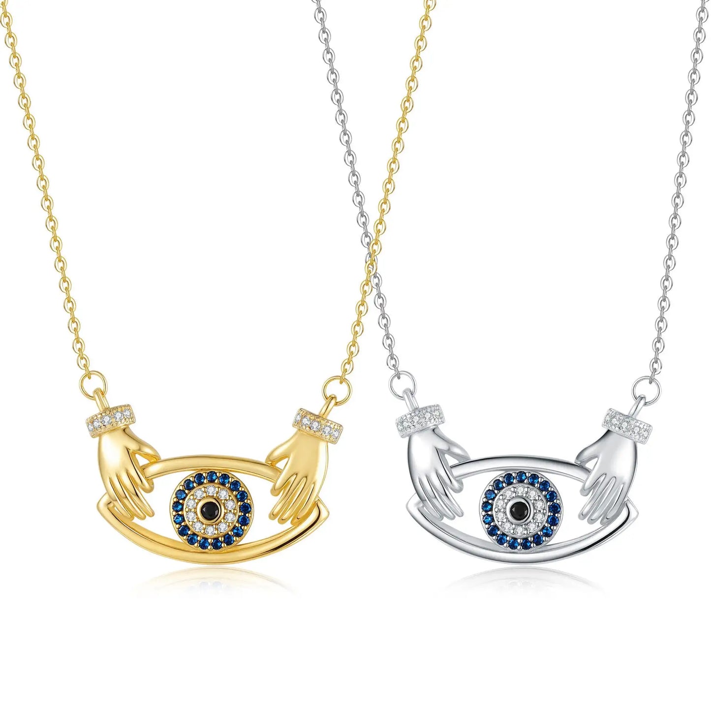 Necklace Women's Fashion Hands Hug Pendant