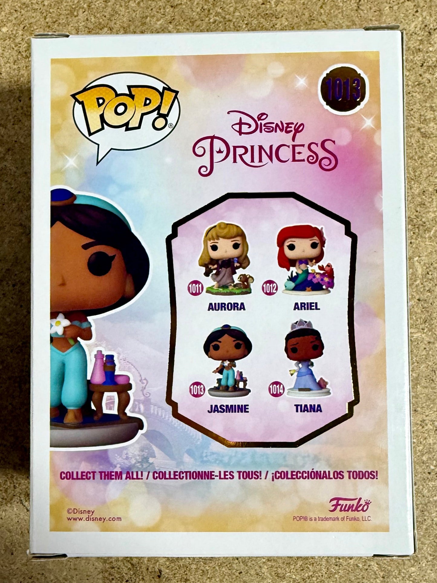 Linda Larkin Signed Princess Jasmine Funko Pop! #1013 Disney Aladdin JSA COA