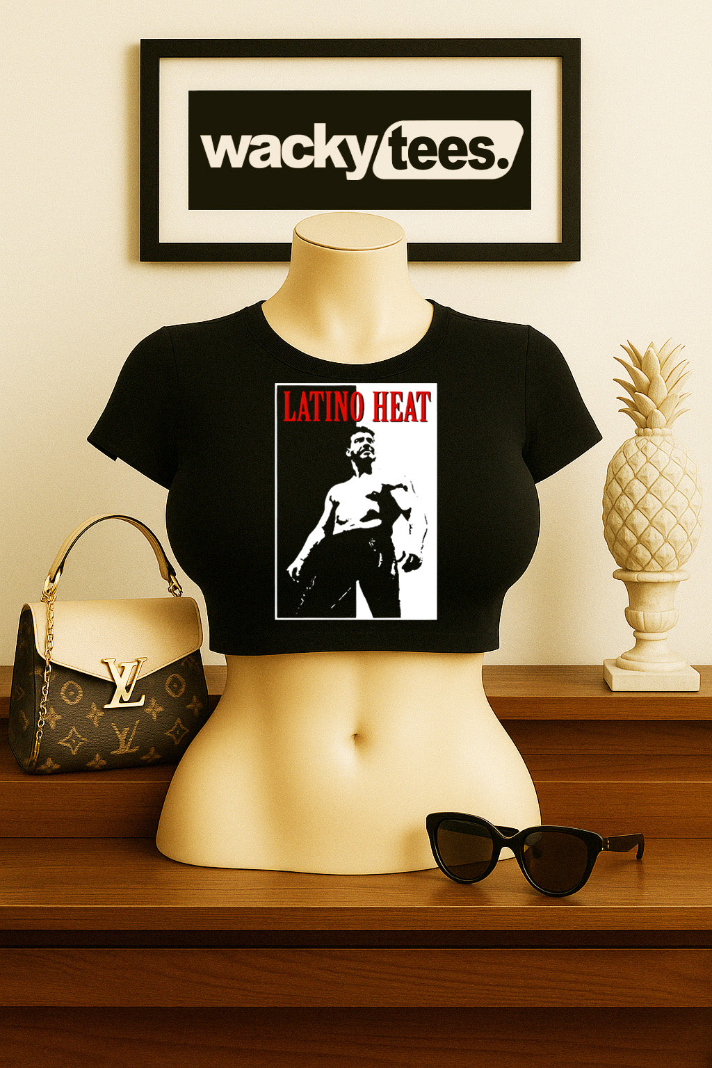 Latino Heat Scarface Eddie Guerrero Wrestling Legend Graphic Tee Shirt
