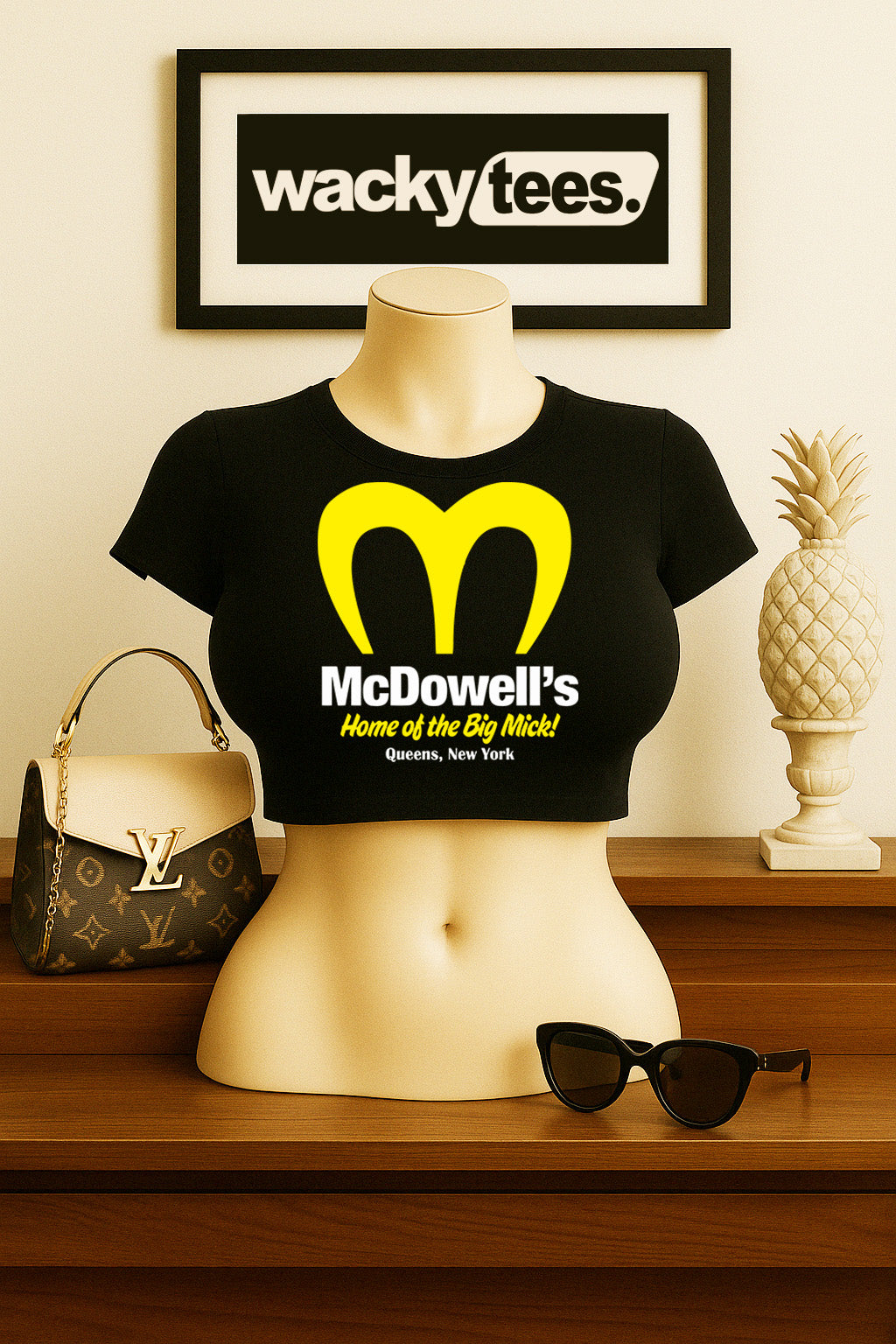 McDowells Home of the Big Mick Coming to America Graphic Tee Shirt