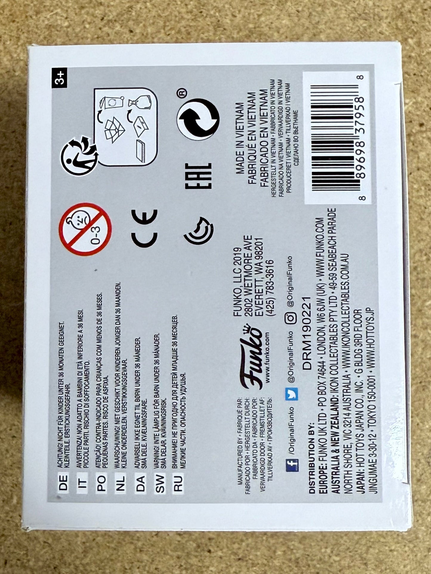 Richard “The King” Petty & Son Kyle NASCAR Signed Funko Pop! #02 With JSA COA