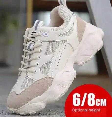 Dad Shoes, Mesh Sports Shoes, Height Increasing Sneakers