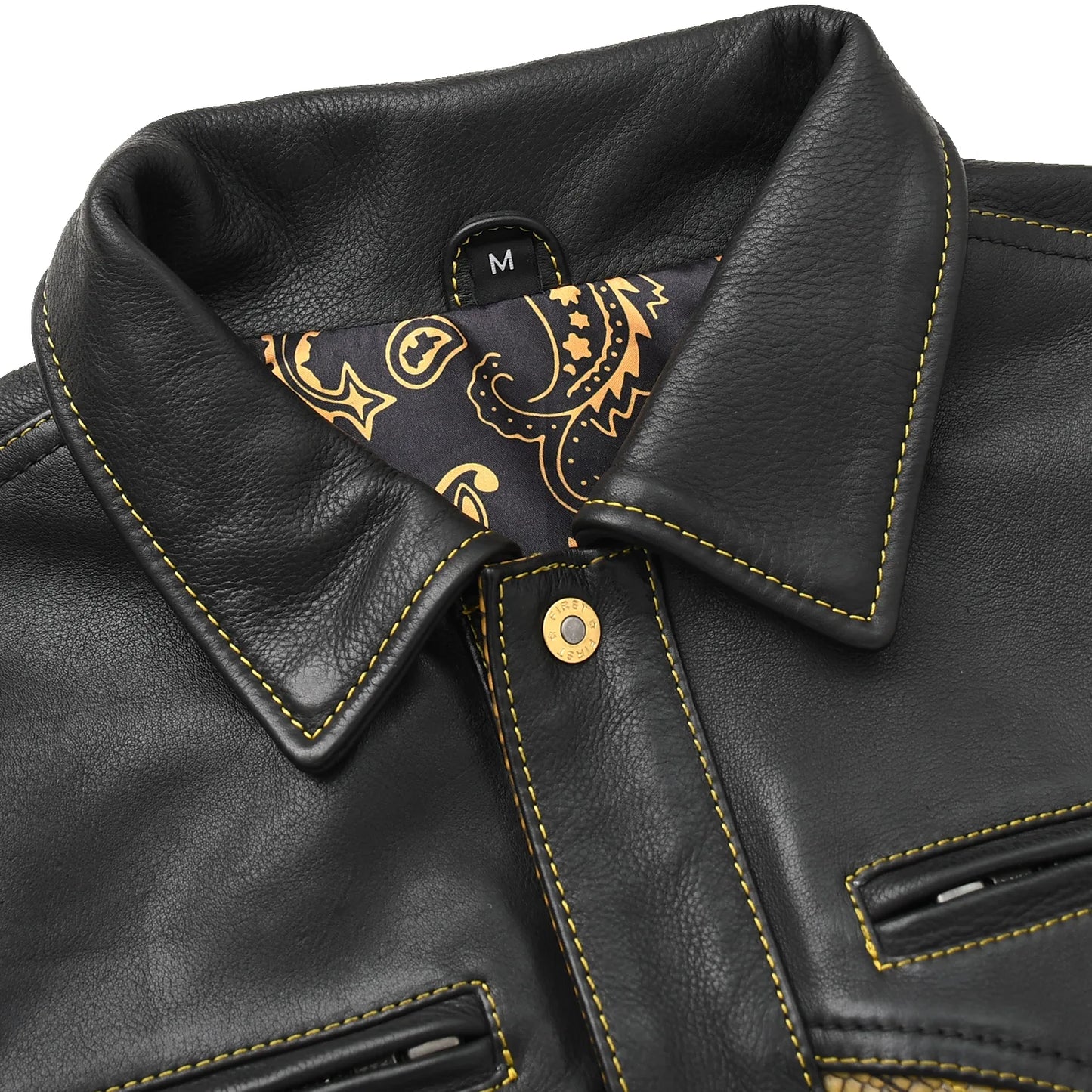 Kingsnake Men’s Motorcycle Leather Vest