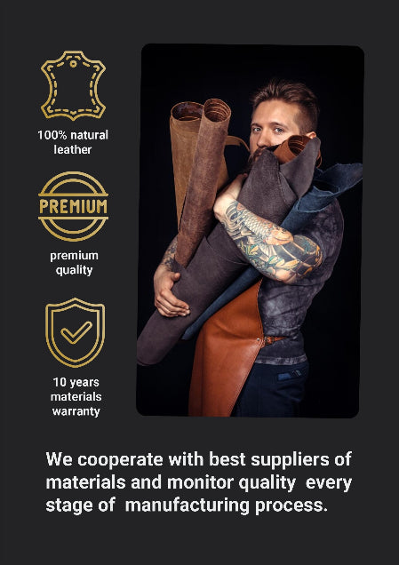 Floki leather shin guards (Vikings)