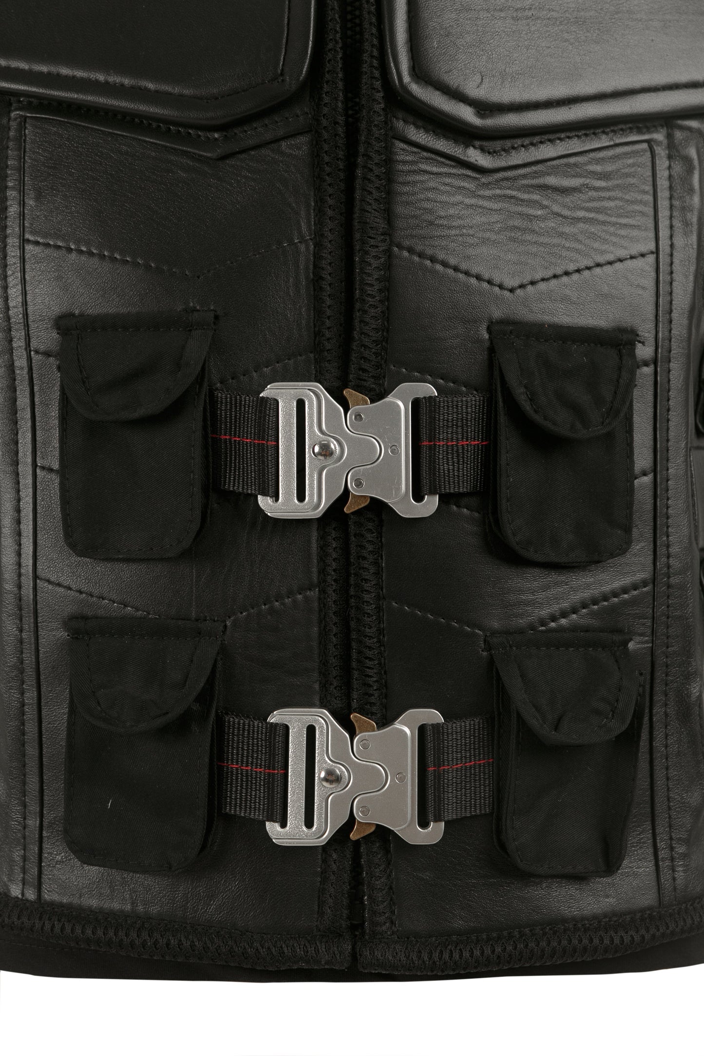 Handmade W Snipes Blade Vest Trinity Vampire Hunter Military Style Handmade Cosplay Costume Leather Vest