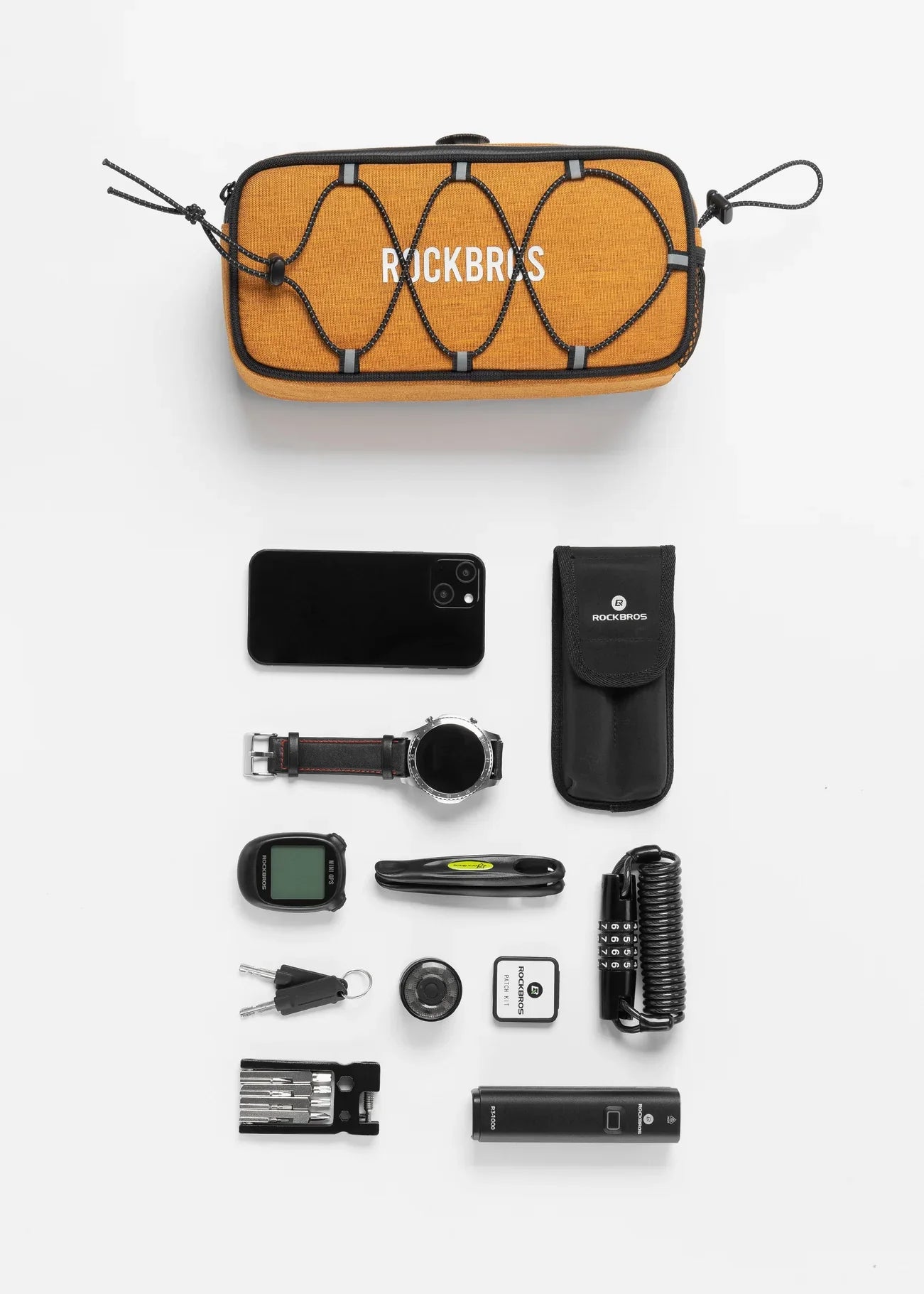 ROCKBROS Square Handlebar Bag-Road to sky