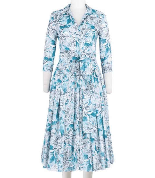 Audrey Dress #1 Soft Sea Blue Long Dress