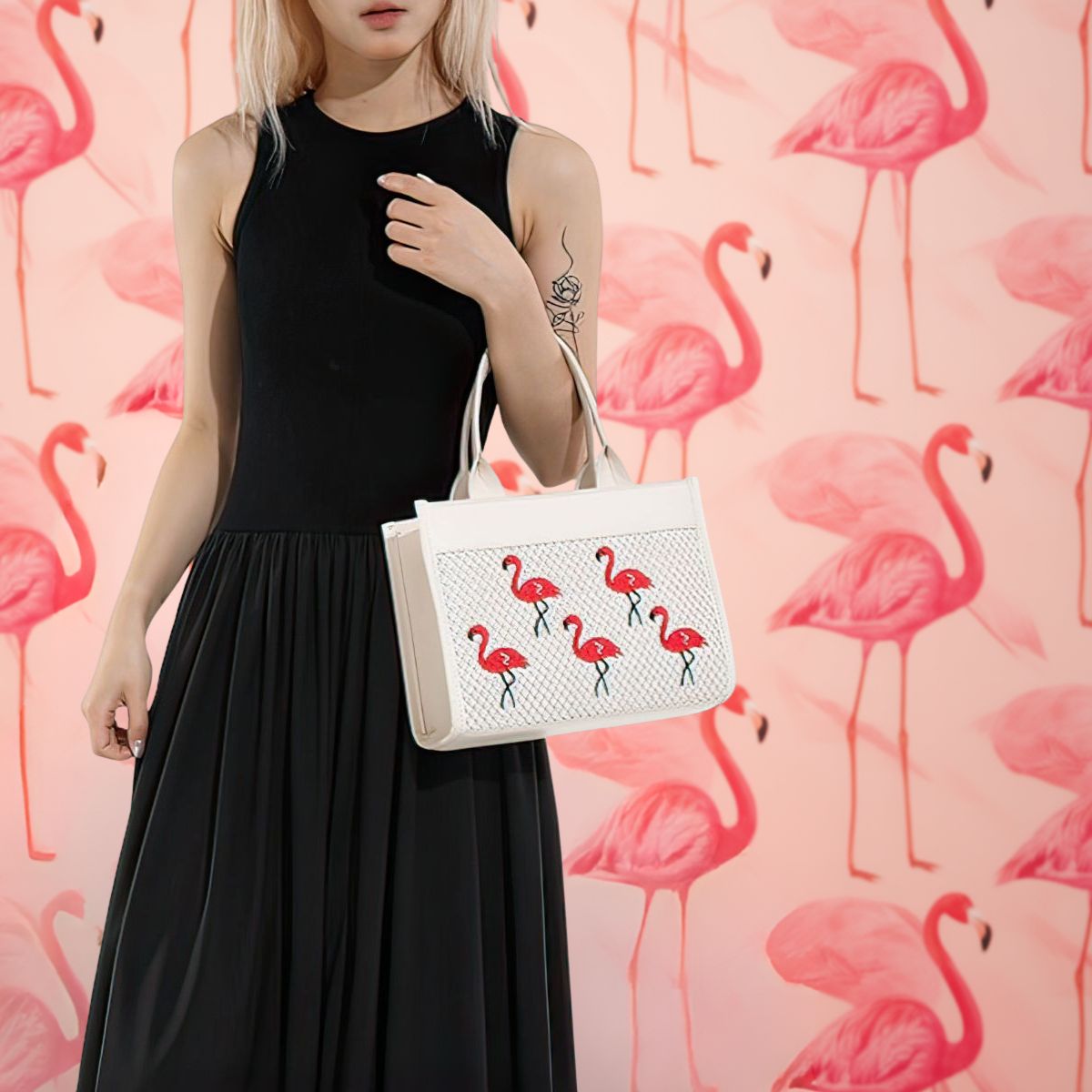 Classic Flamingo Purse