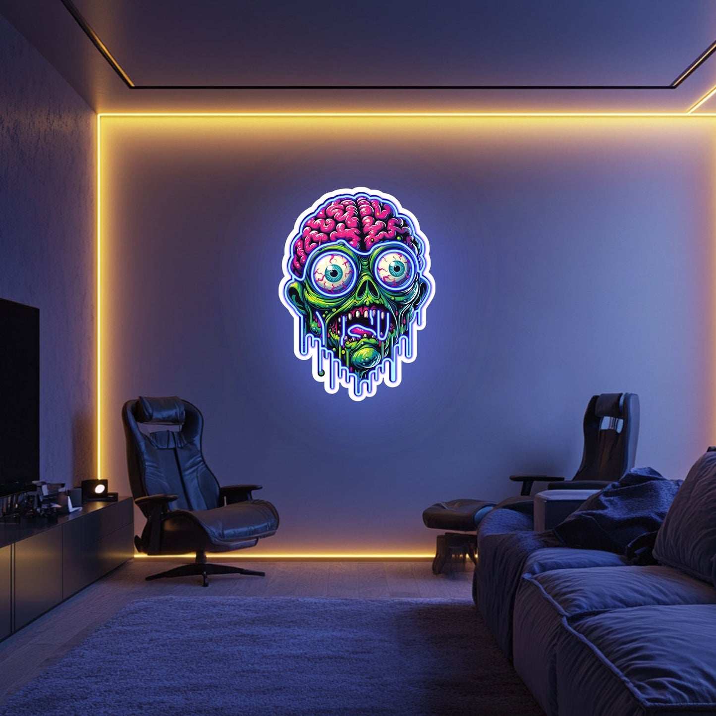 UV Printed Goblin Neon Wall Art- LV0014