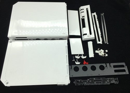 Nintendo Wii Full Replacement Shell Housing Faceplate White Complete