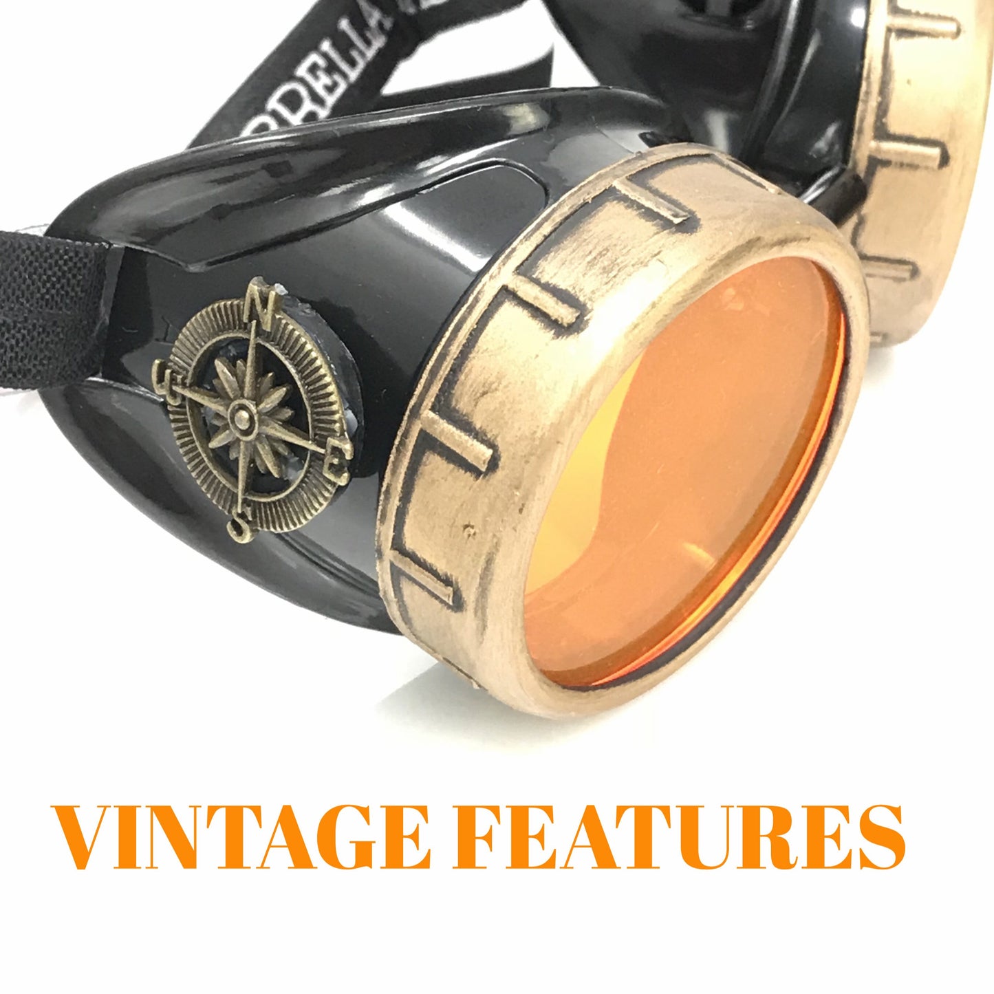Steampunk Aviator Goggles music festival diffraction lenses