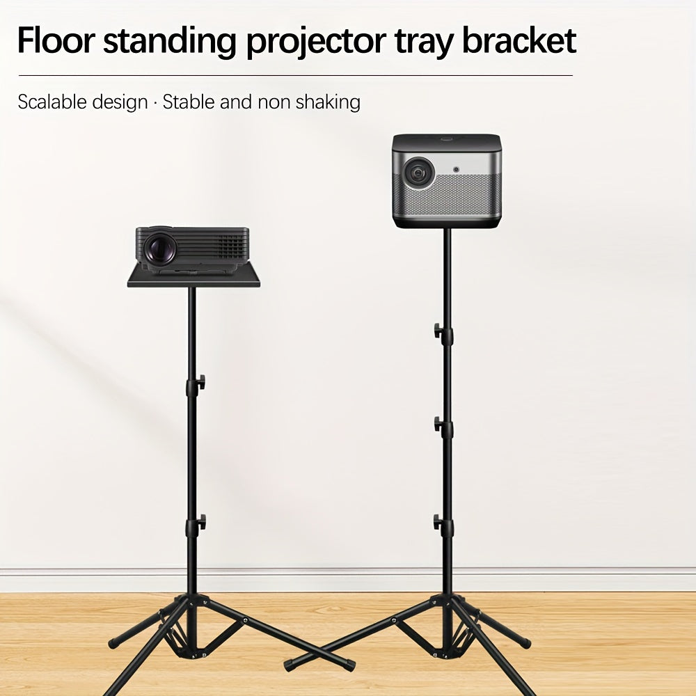 Versatile Projector Stand & Laptop Shelf - Adjustable Height Telescopic Tripod for Home and Office - Premium Projector stand from Lizard Vigilante - Just $32.99! Shop now at Lizard Vigilante