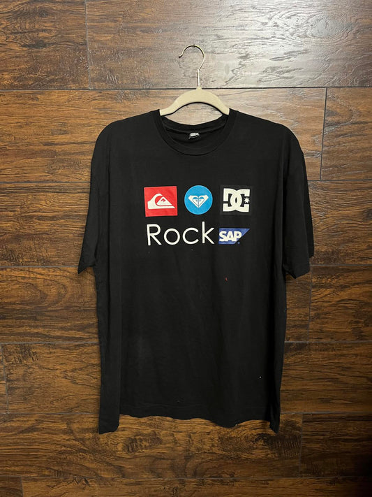 Lamest Quiksilver x Roxy x DC Merger Surfing T-shirt - XL