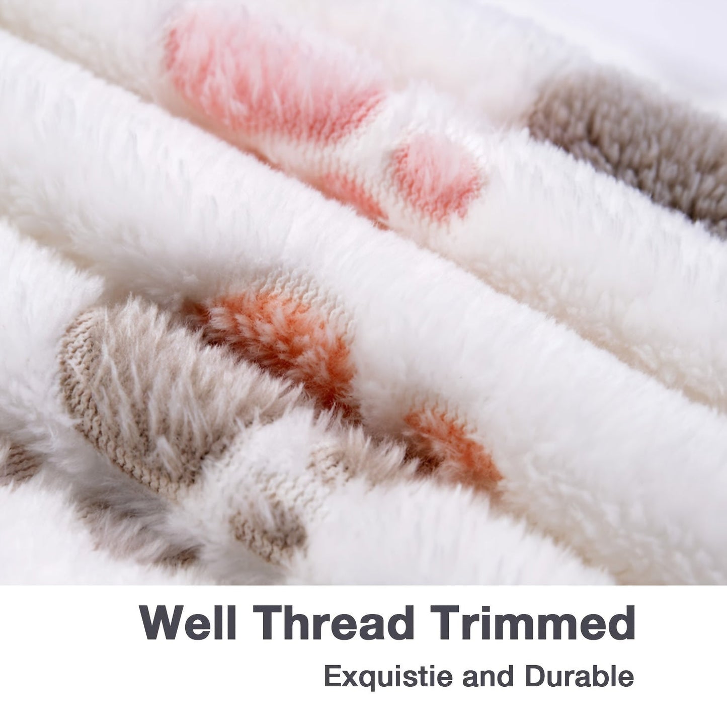 1pc Cozy Pet Blanket with Paw Print Design - Soft Fleece Dog & Cat Mat, Warm Sofa Bed Cushion Cover for Puppy Comfort & Snuggle Time