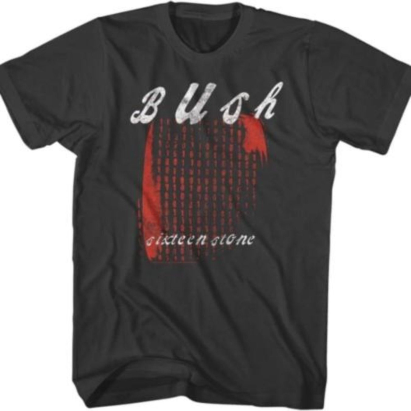 Bush Rock Band Sixteen Stone Album Adult Short Sleeve T-Shirt Graphic Tee - Premium  from Lizard Vigilante - Just $18.99! Shop now at Lizard Vigilante