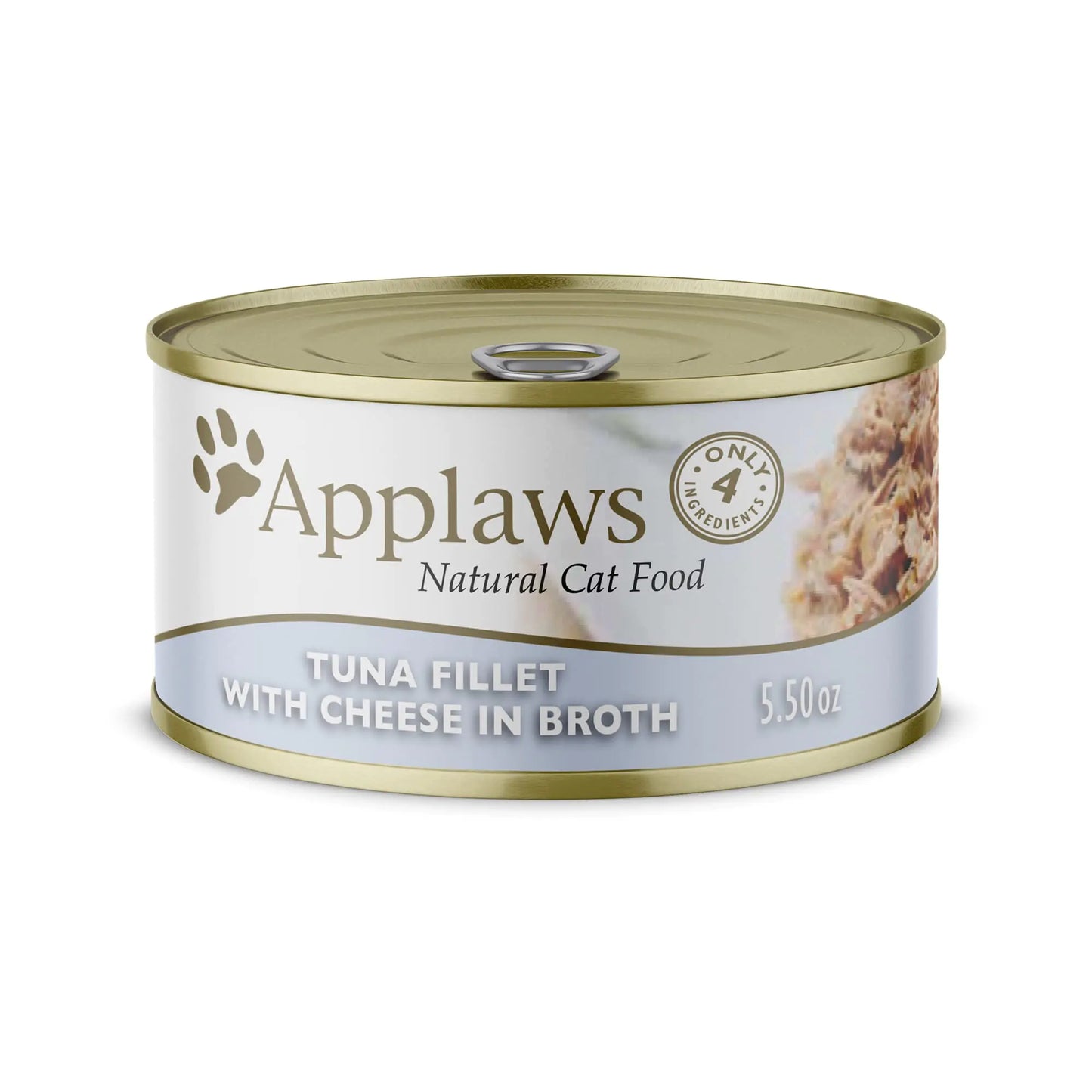 Applaws Tuna Fillet with Cheese Canned Cat Food 5.5oz (24 in case)