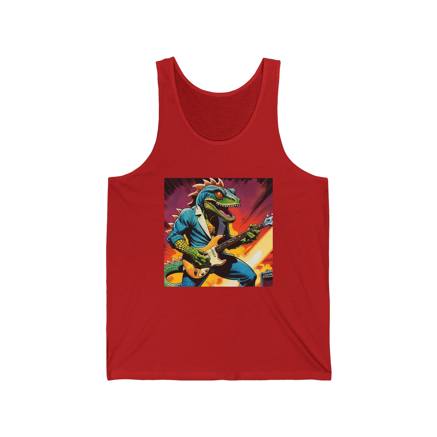 Lizard X. Vigilante Unisex Jersey Tank - Lizard Vigilante