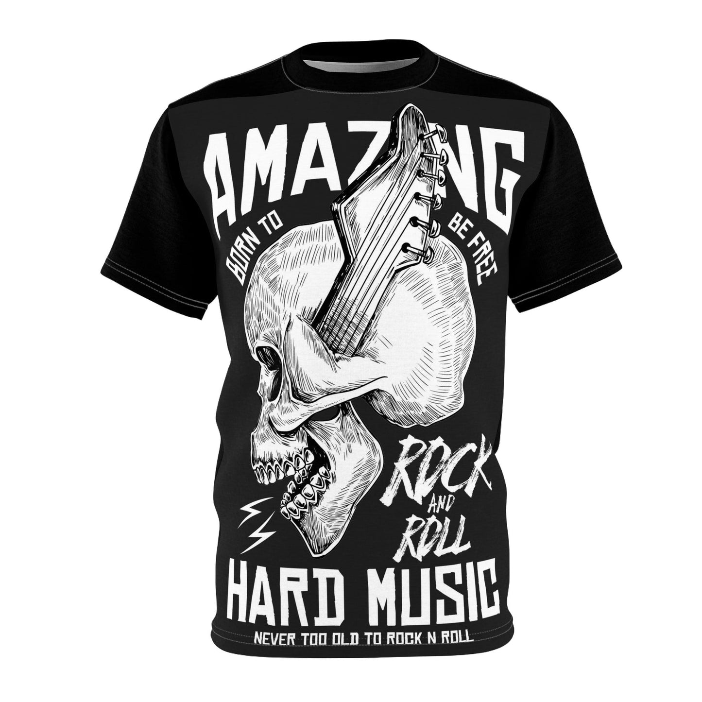 Amazing Hard Music Unisex Cut & Sew Tee (AOP) - Lizard Vigilante