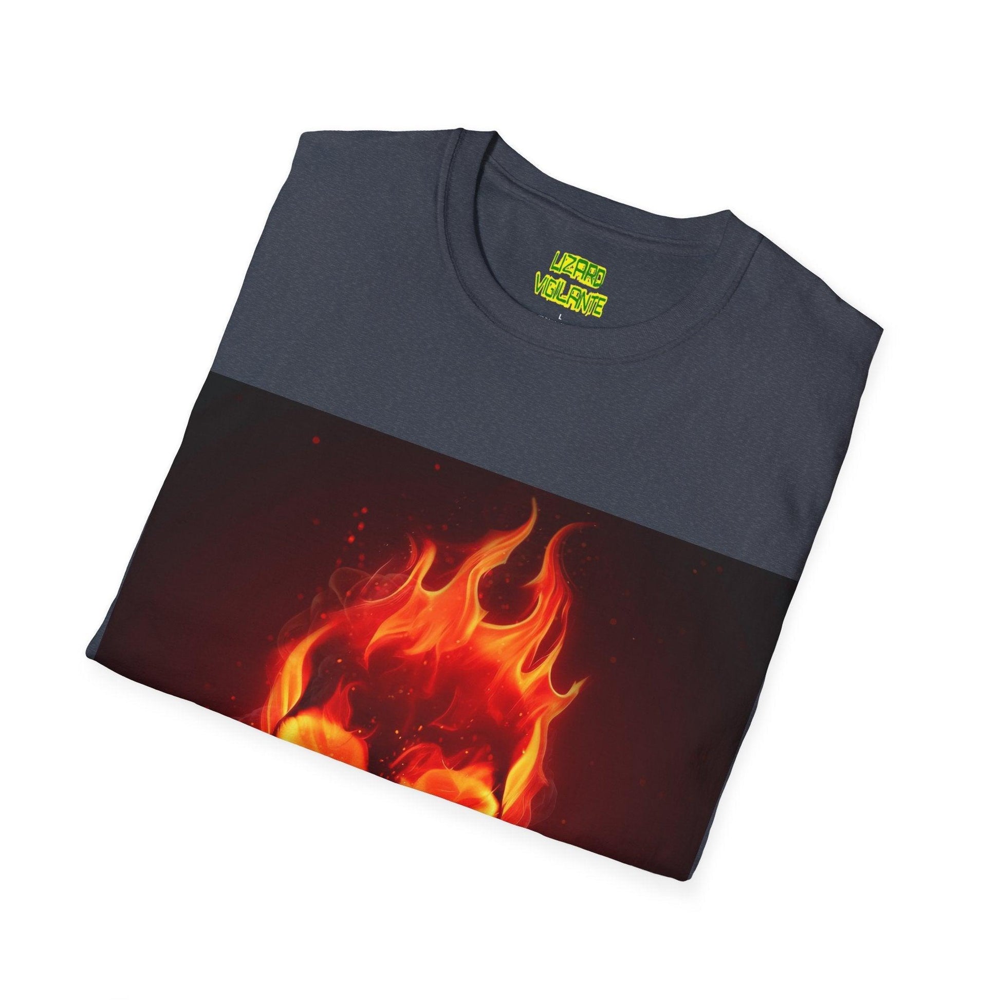 Flamehead Unisex Softstyle T-Shirt - Lizard Vigilante