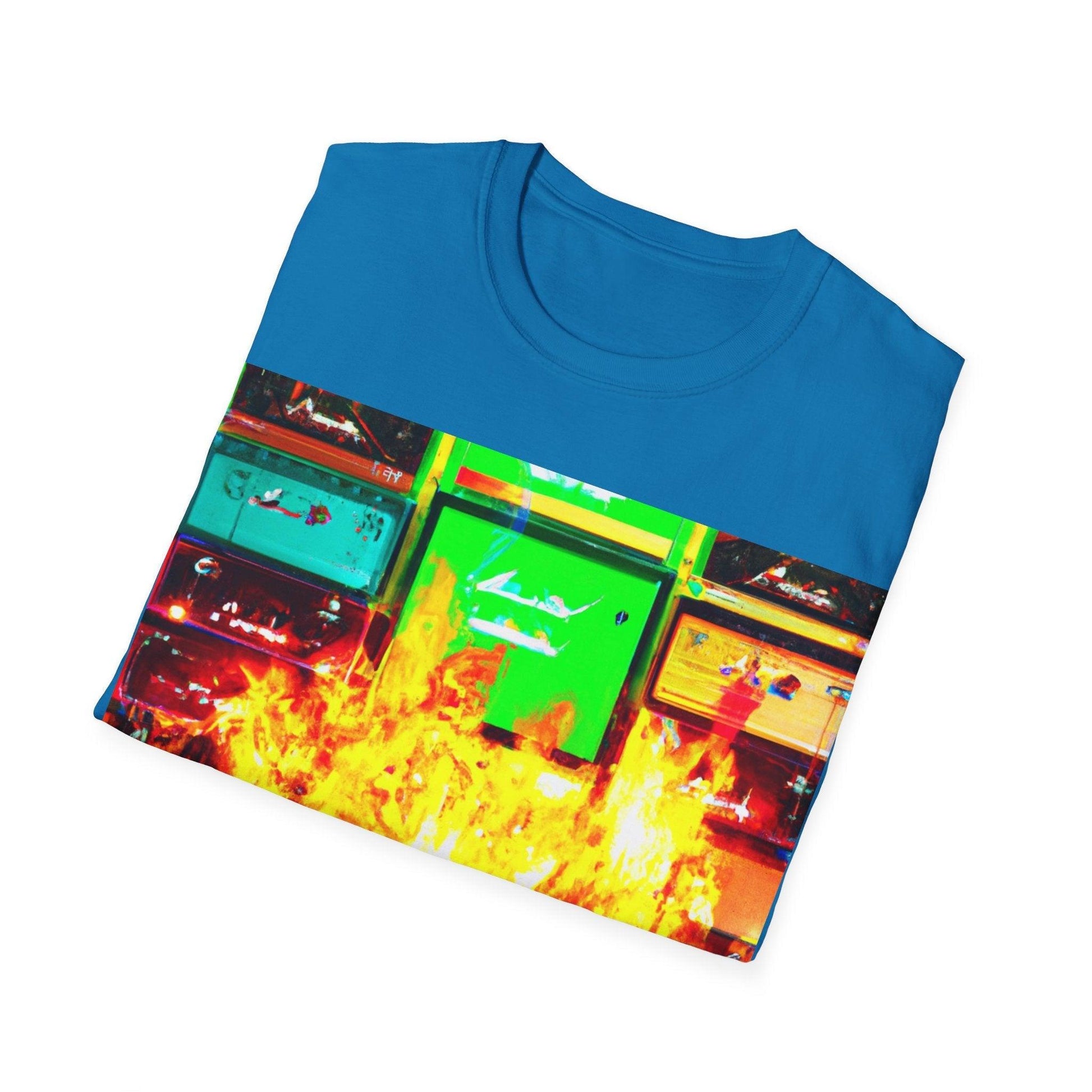 Rock Fire Unisex Softstyle T-Shirt - Lizard Vigilante