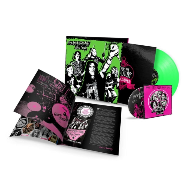 Alice Cooper - Billion Dollar Babies (50Th Anniversary/Deluxe/3LP) & Killer (Expanded & Remastered/3LP) & Live From The Astroturf (Glow-In-The-Dark LP Vinyl/DVD) & Live From The Astroturf (Apricoot LP Vinyl/DVD)