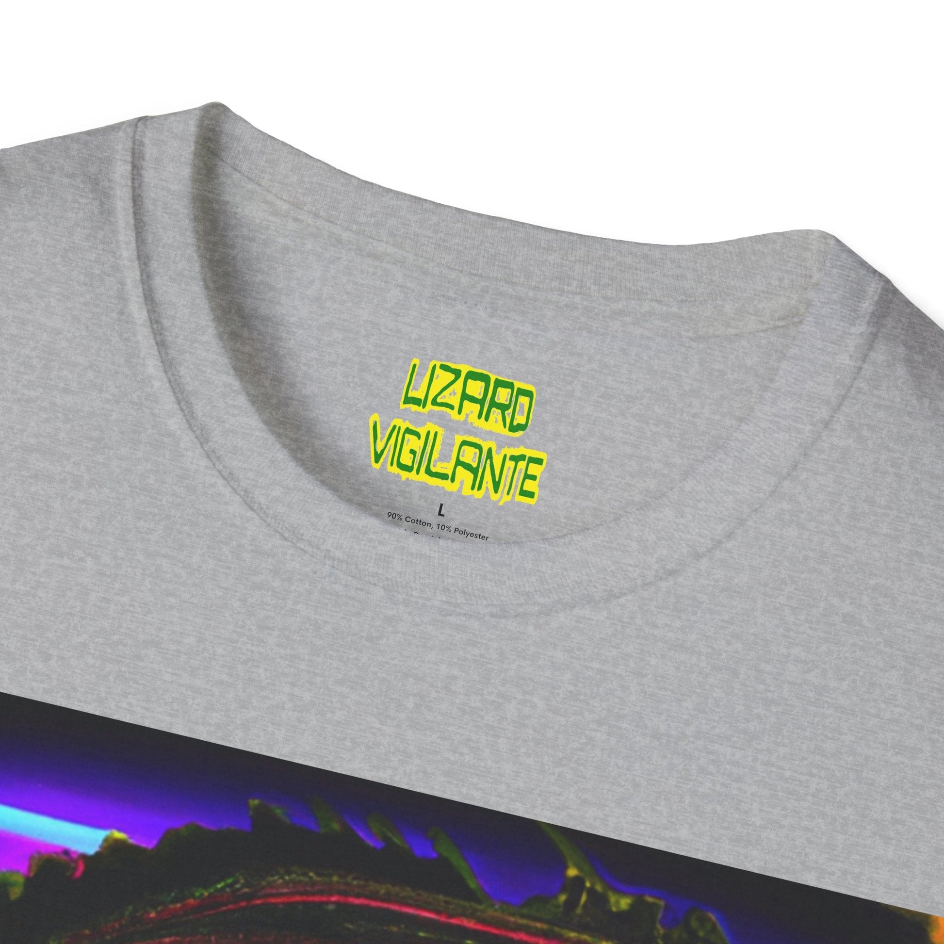 Lizard Vigilante Shock Unisex Softstyle T-Shirt - Lizard Vigilante