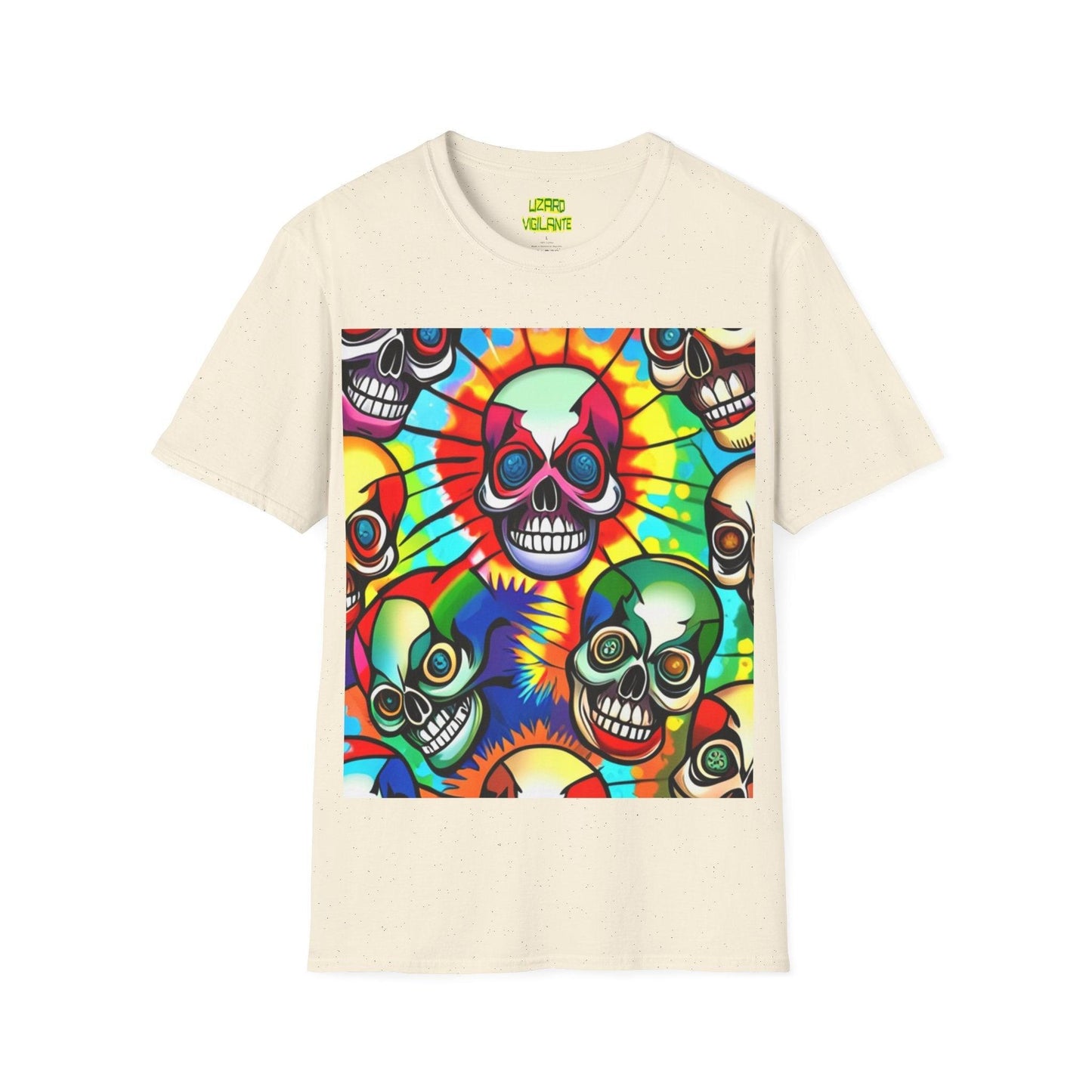 Cráneo Unisex Softstyle T-Shirt - Lizard Vigilante