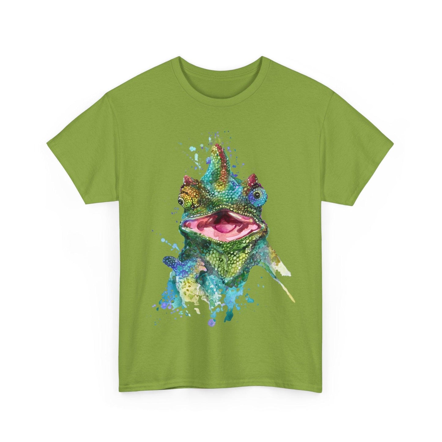 Wild Lizard Graphic Unisex Heavy Cotton Tee - Premium T-Shirt from Printify - Just $15.13! Shop now at Lizard Vigilante