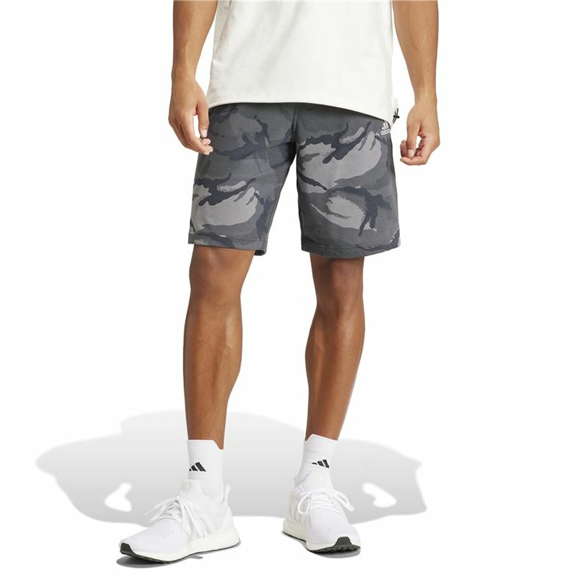 Sports Shorts Adidas Camo Grey