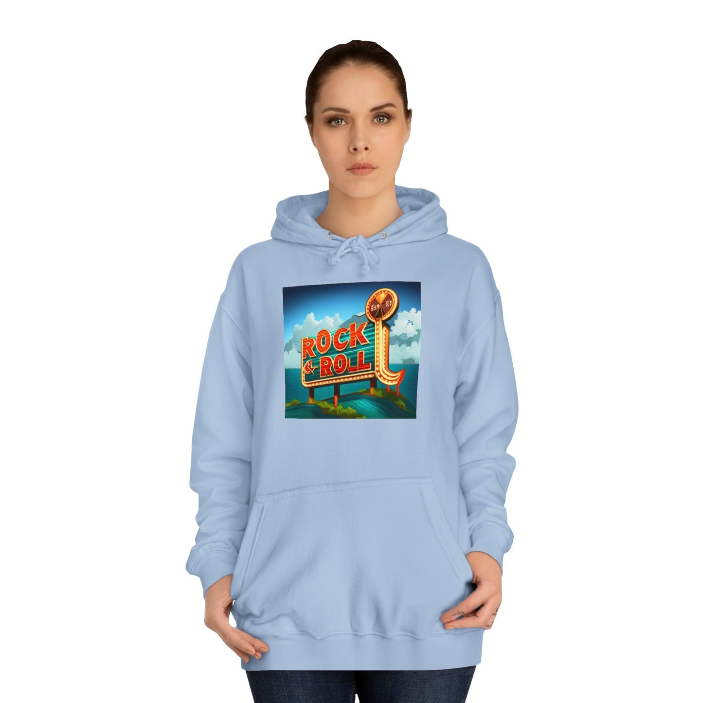 Rock & Roll Casino Unisex College Hoodie - Lizard Vigilante